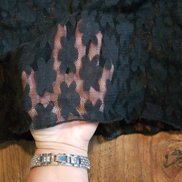 Max Grey black see through crop top. - Picture 2 of 2